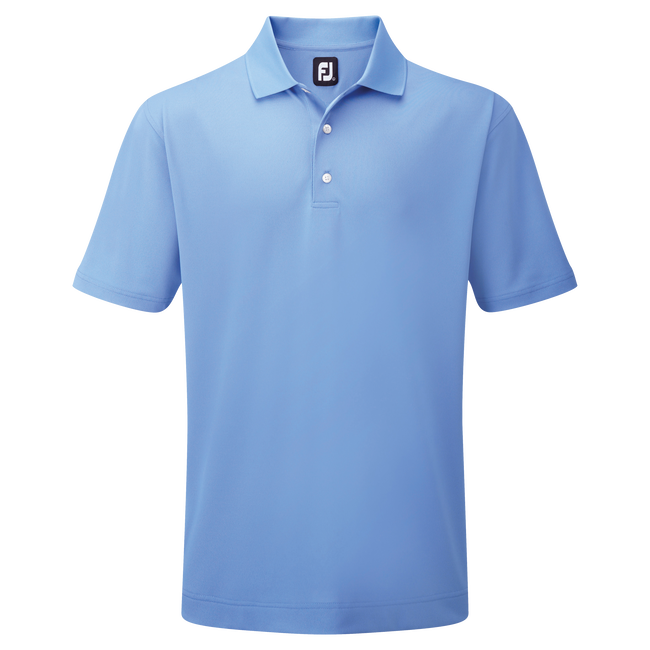 Stretch Pique Solid Knit Collar