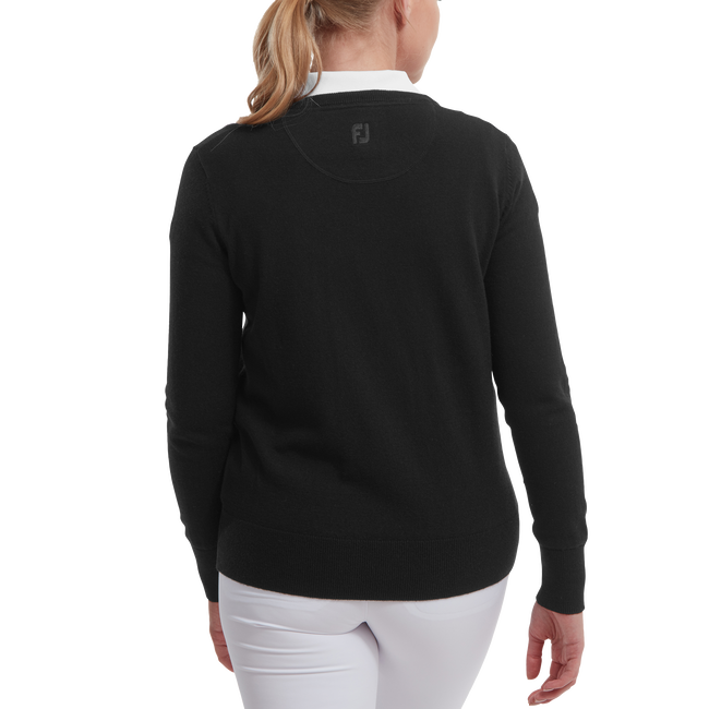 Wool Blend V-Neck Pullover