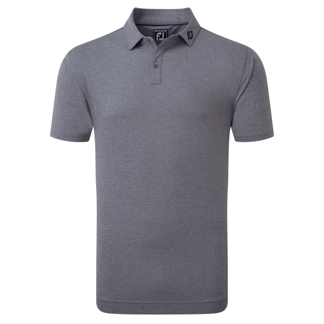 Polo chiné uni en fil d'Ecosse