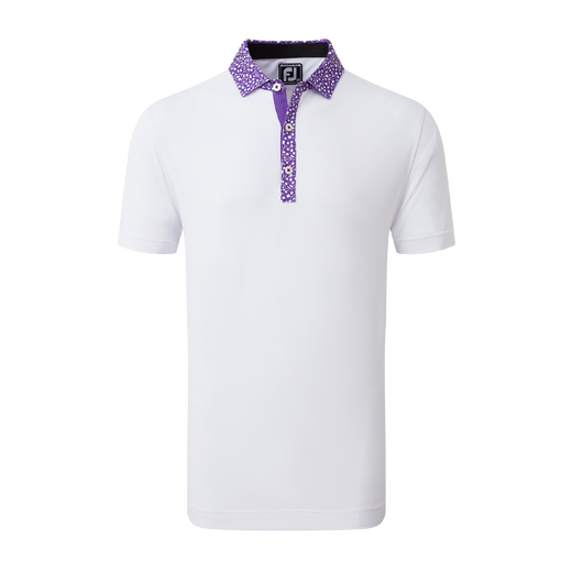 Tulpen Print Besatz Piqu&eacute;