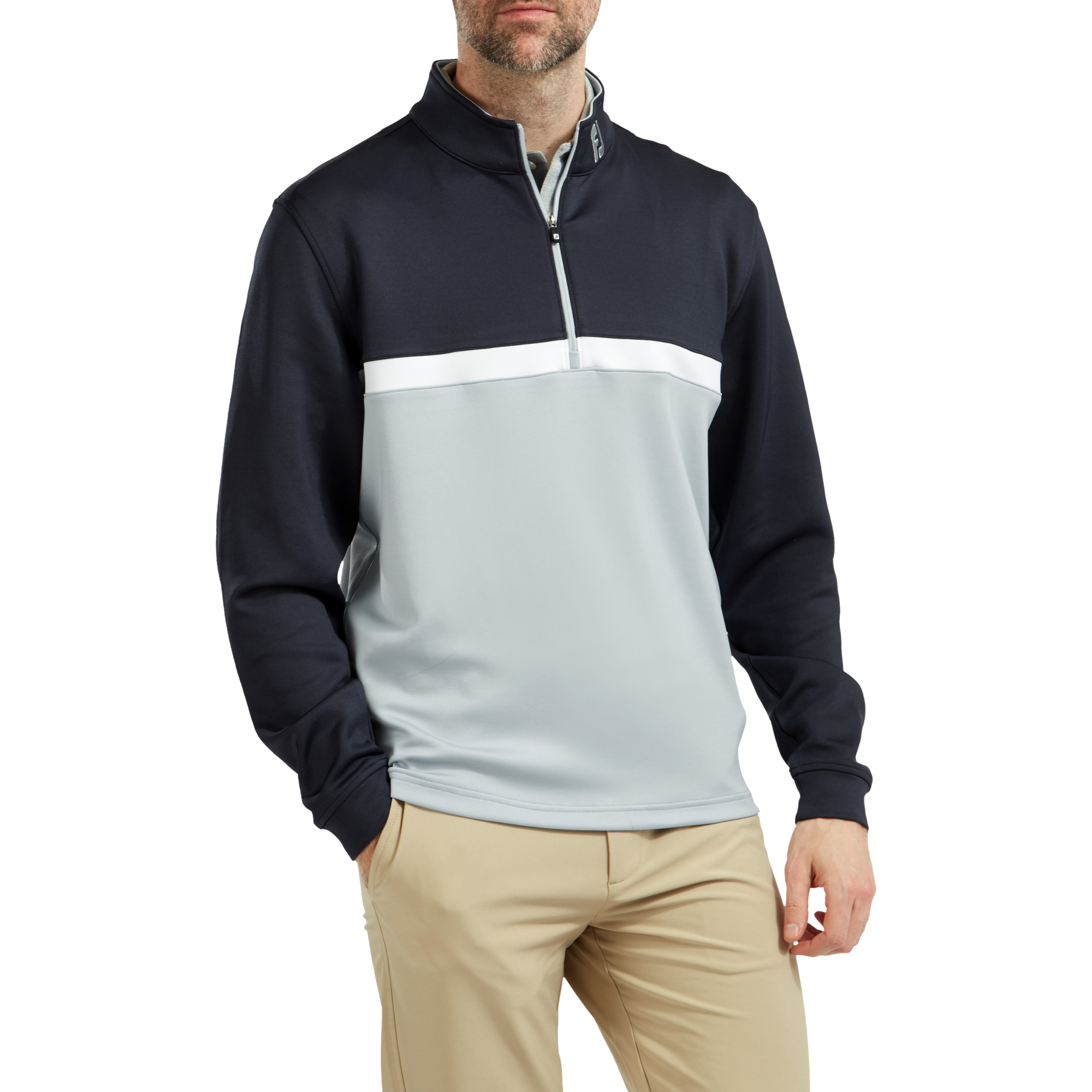 Chill-Out Pullover im Colorblock-Design