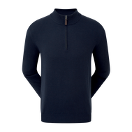 Pullover Zippé Mélange de Laine