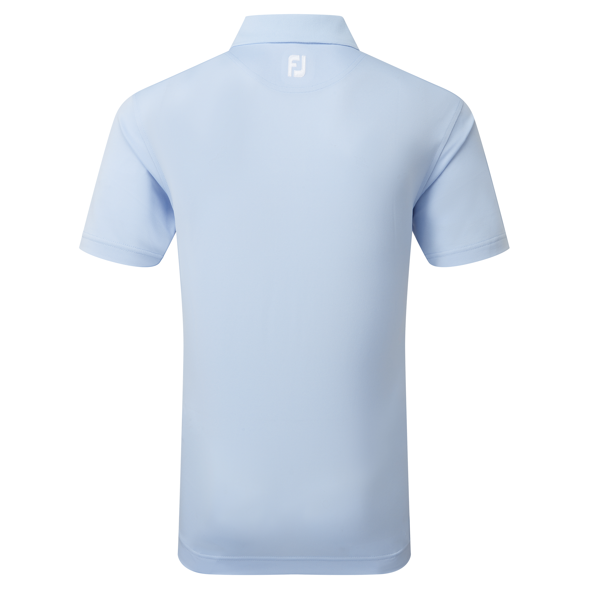 Stretch Piqu&eacute; mit Rippenstrick-Kragen, Uni