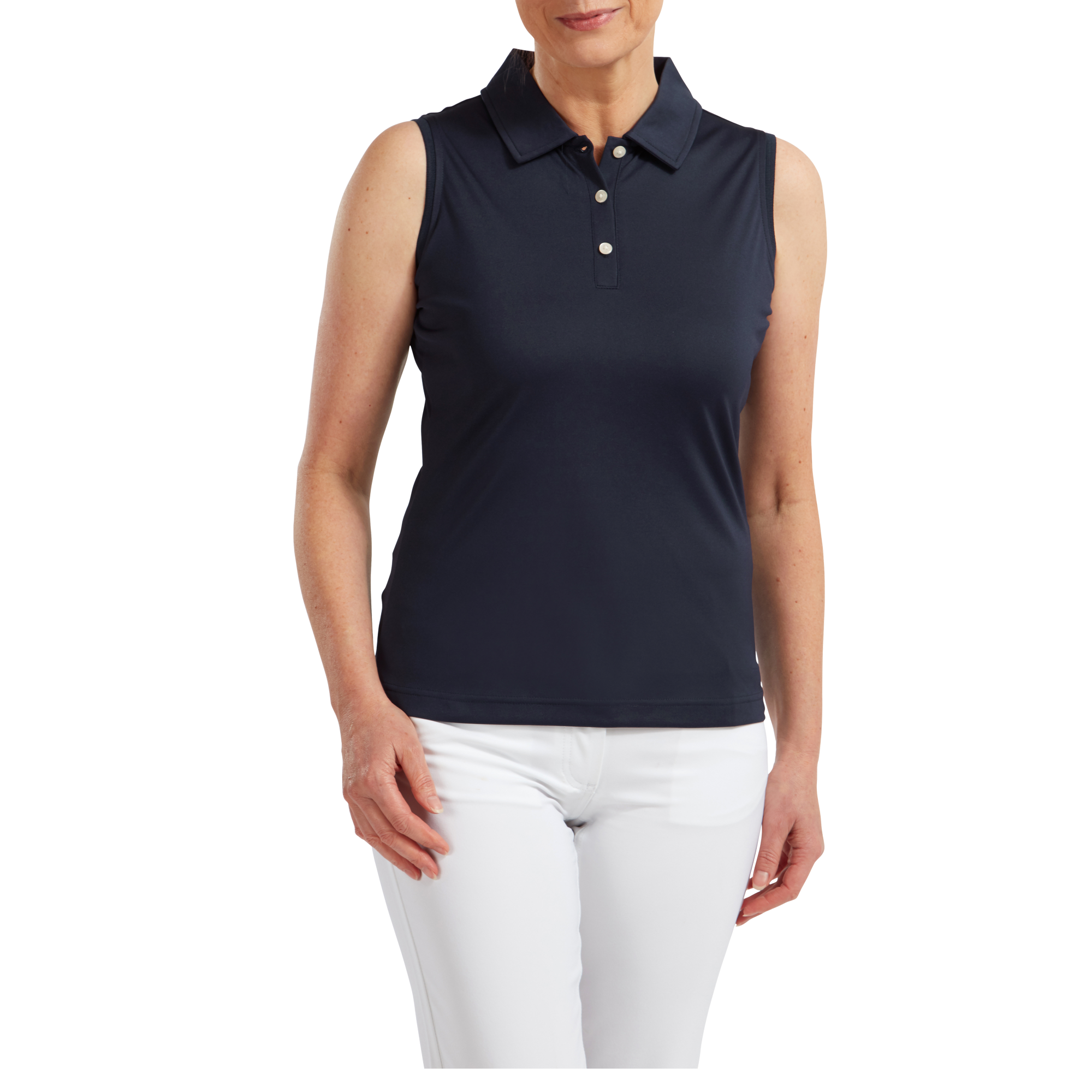 Interlock Sleeveless Solid Damen