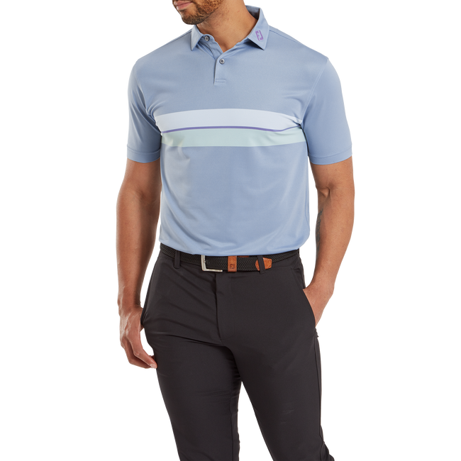 Doppel-Bruststreifen Piqué