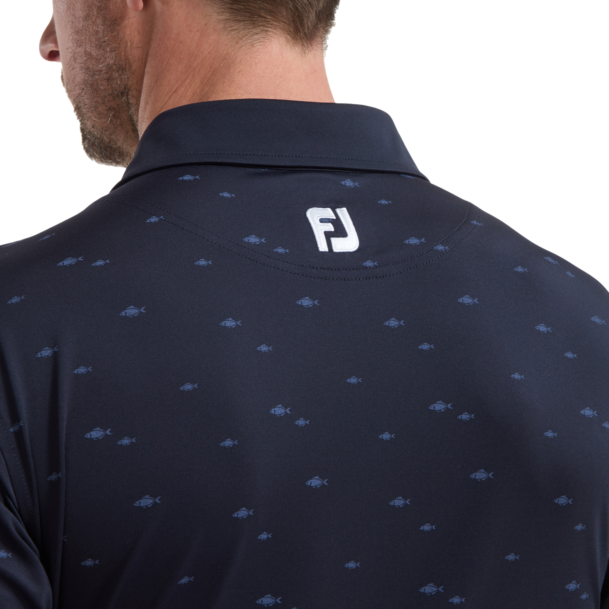 Jersey mit Fischprint