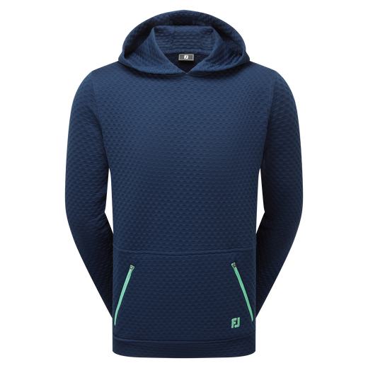 Strick-Textur Hoodie