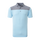 Polo rayé avec blocs de couleurs