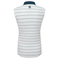 Sleeveless Striped Lisle