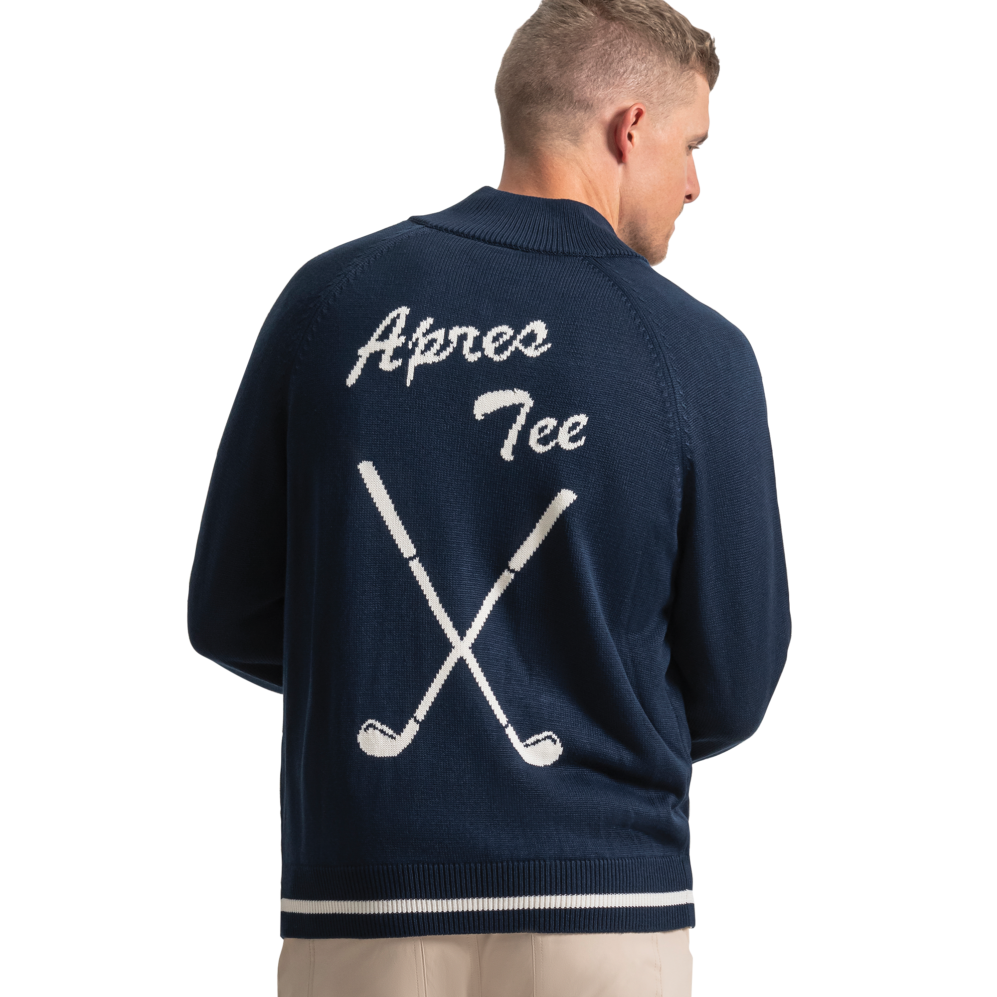 Apr&egrave;s Tee Knit Full-Zip Sweater