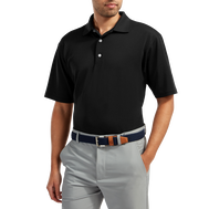 Stretch Pique Solid Knit Collar
