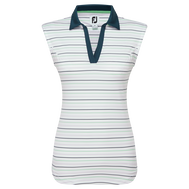 Sleeveless Striped Lisle