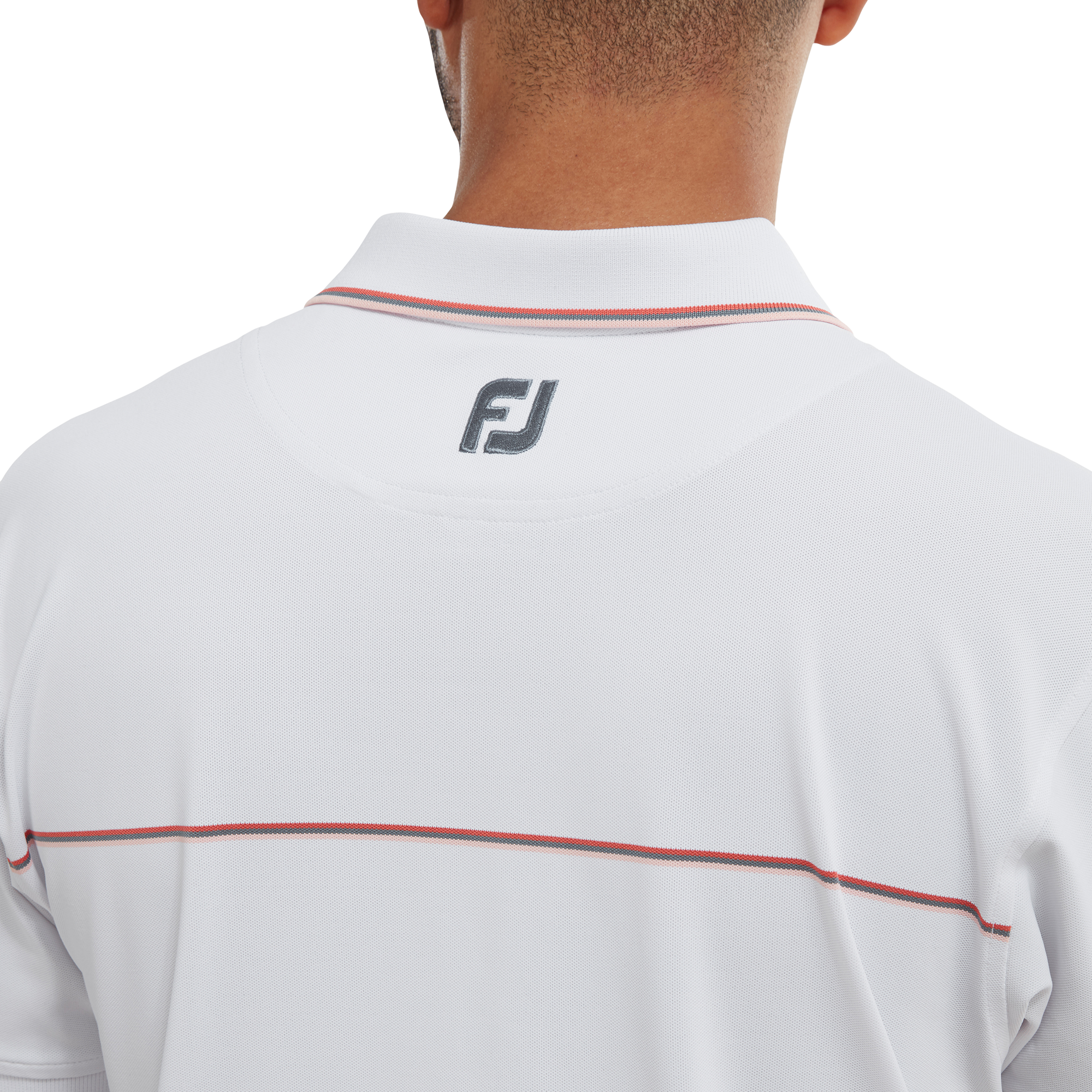 Pik&eacute;e mit Akzentstreifen