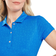 Gemalte Blumen Kappenärmel Lisle