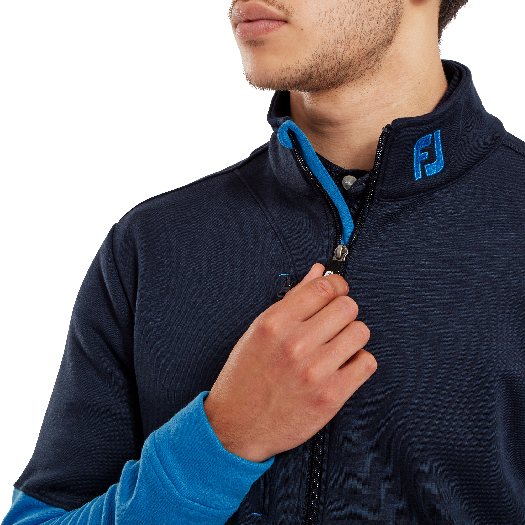 Farbblock Full-Zip Chill-Out