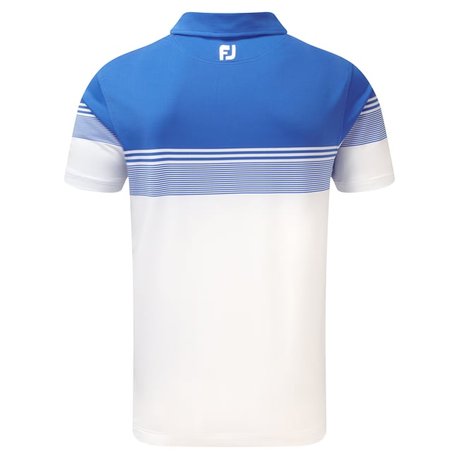 Stretch Lisle mit Farbblockmuster