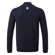 Wool Blend 1/2 Zip Lined Pullover