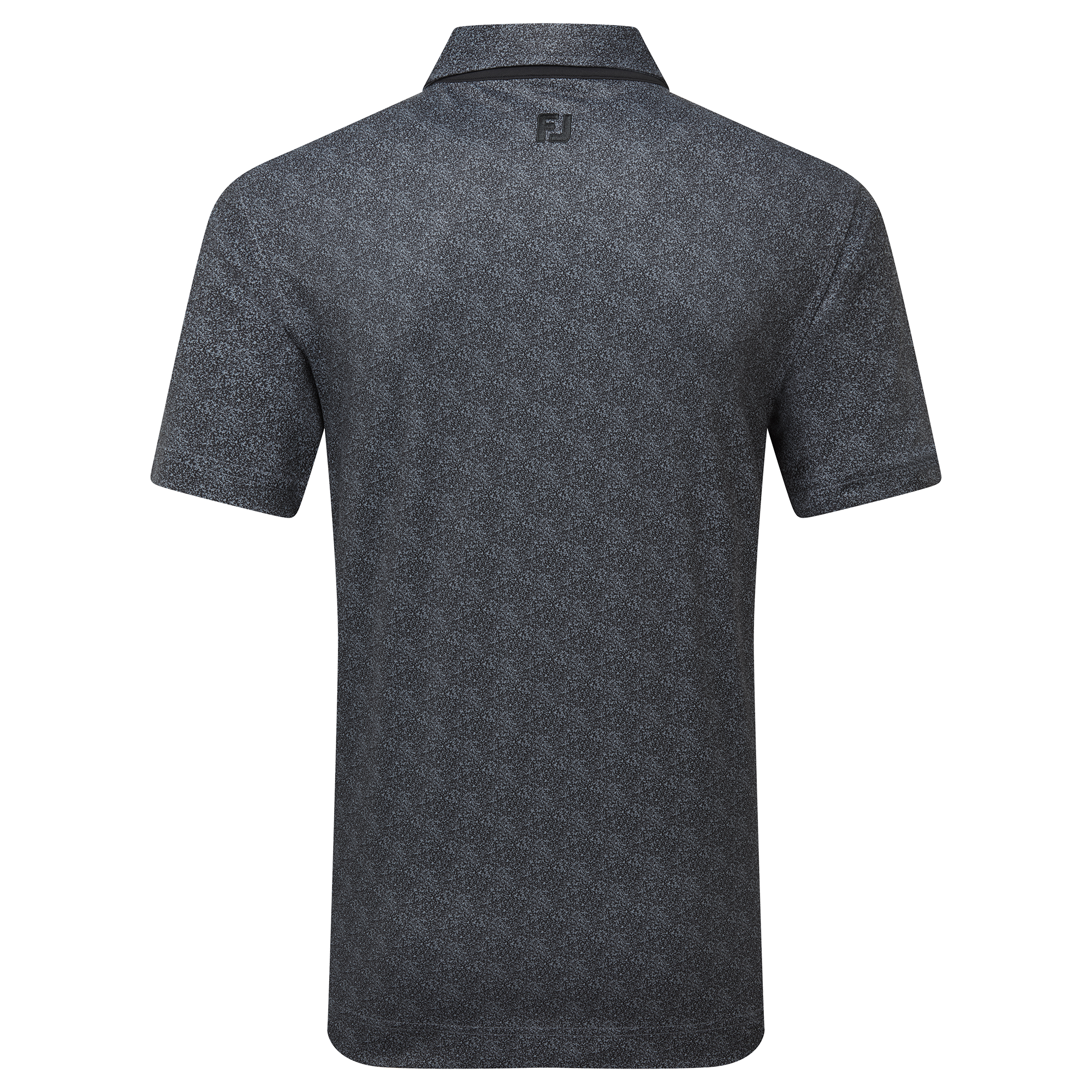 Polo en fil d'Ecosse impression mouchet&eacute;e