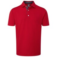 Stretch Pique wth Paisley Print Trim