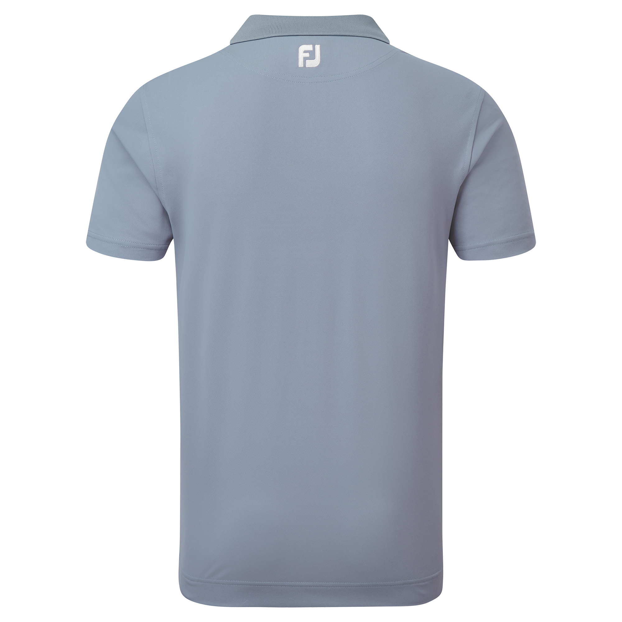 Pik&eacute;e mit gestreifter Kragenleiste