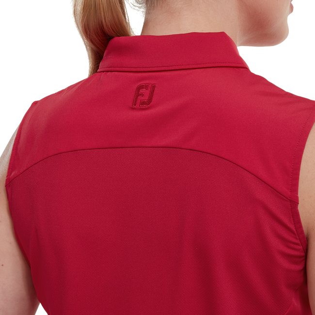 Ärmelloses Jersey mit Netzrückenteil