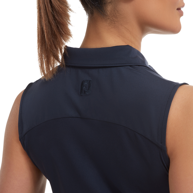 Ärmelloses Jersey mit Netzrückenteil