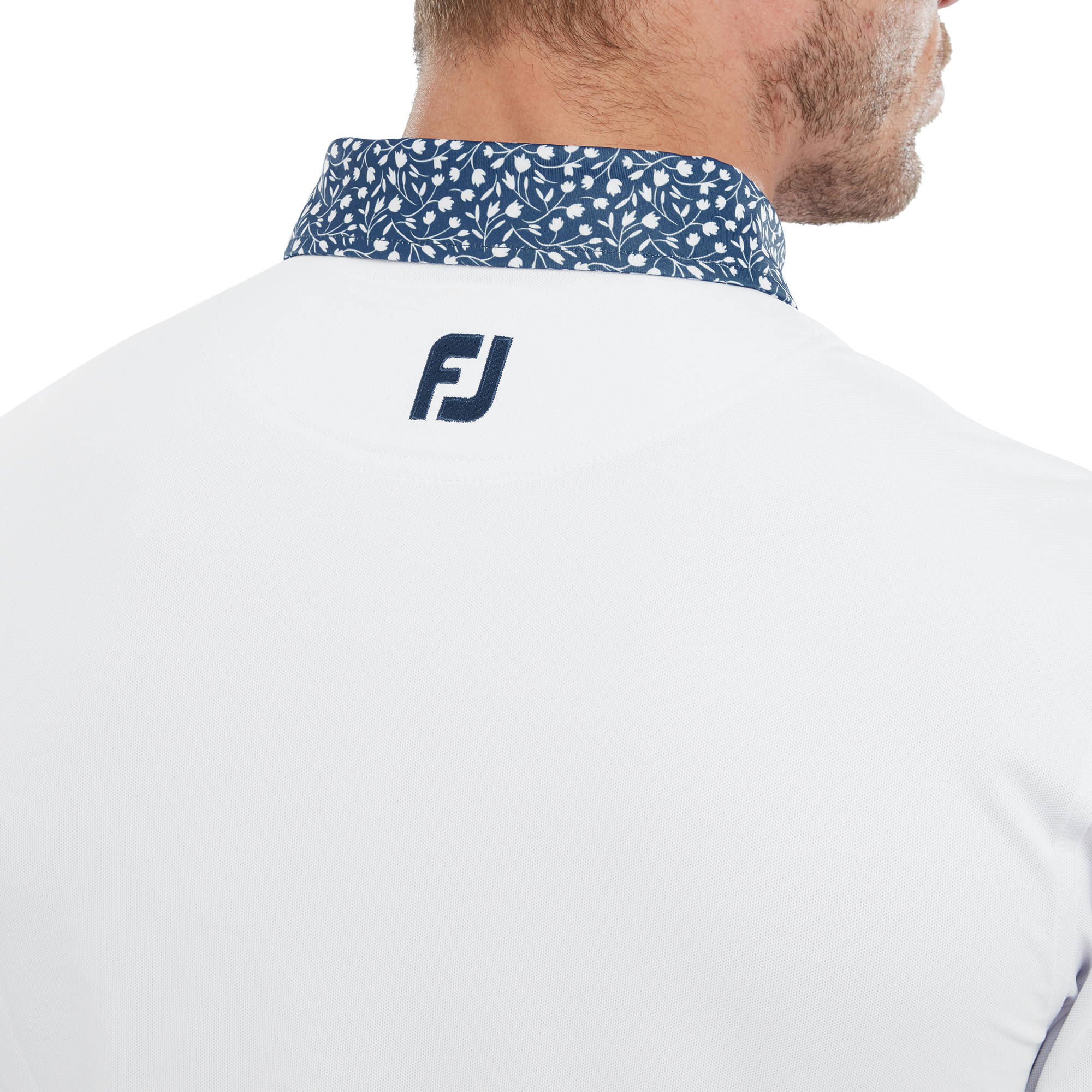 Tulpen Print Besatz Piqu&eacute;