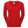 Pullover Col V Mélange de Laine Femmes