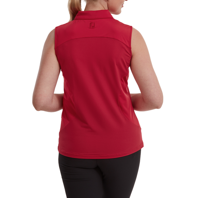 Ärmelloses Jersey mit Netzrückenteil