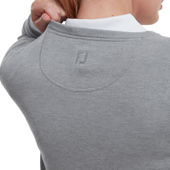 Wollmischpullover mit V-Ausschnitt