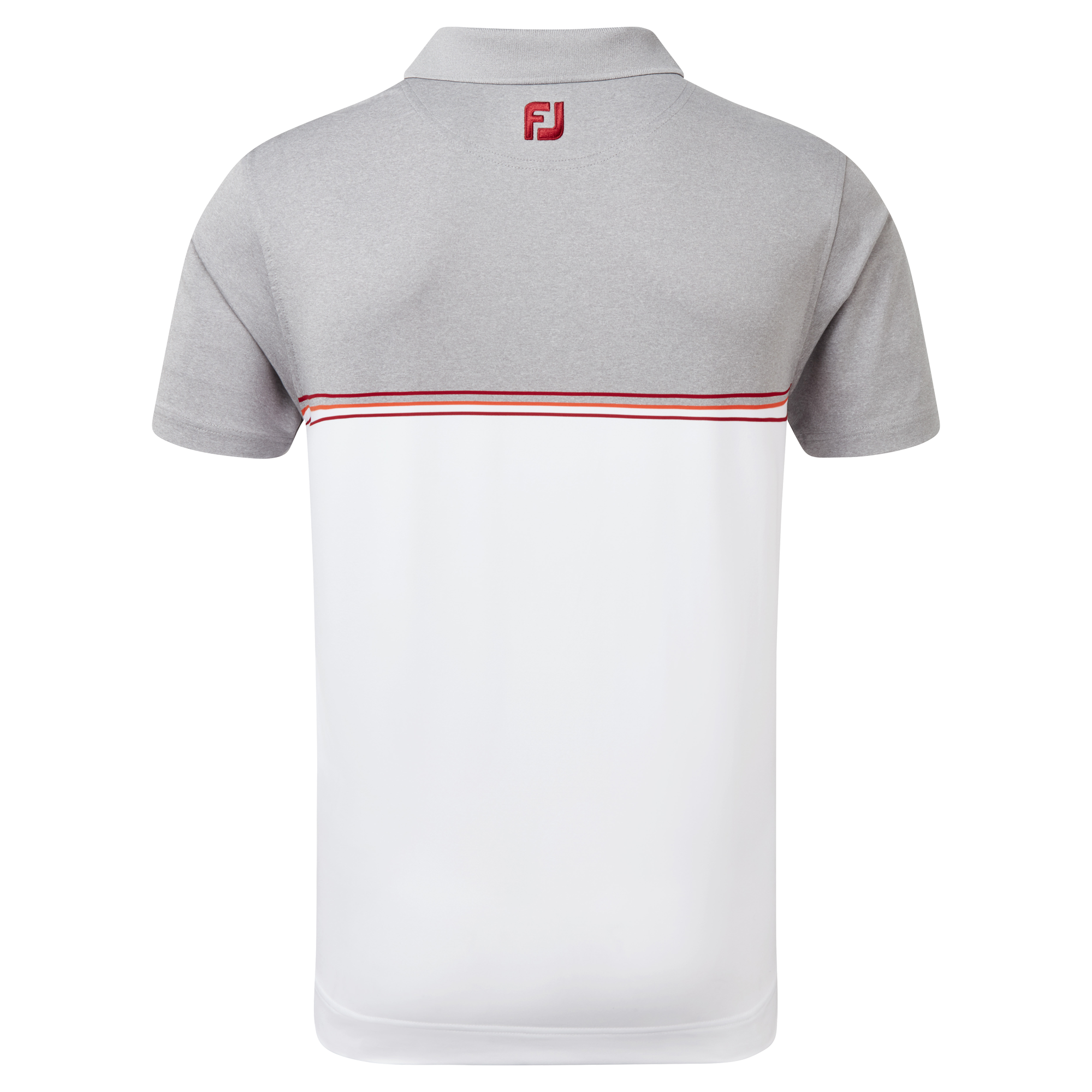 Polo fil d'Ecosse avec blocs de couleurs