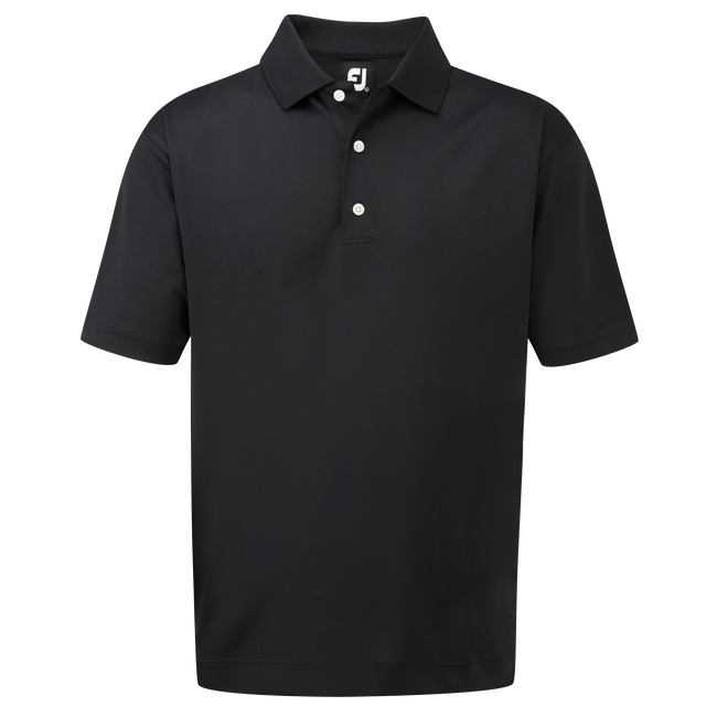 Stretch Pique Solid Knit Collar