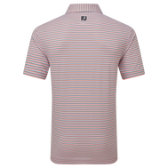 Polo en fil d'Ecosse à rayures