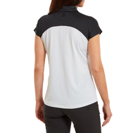 Kurzärmel Colour Block Lisle