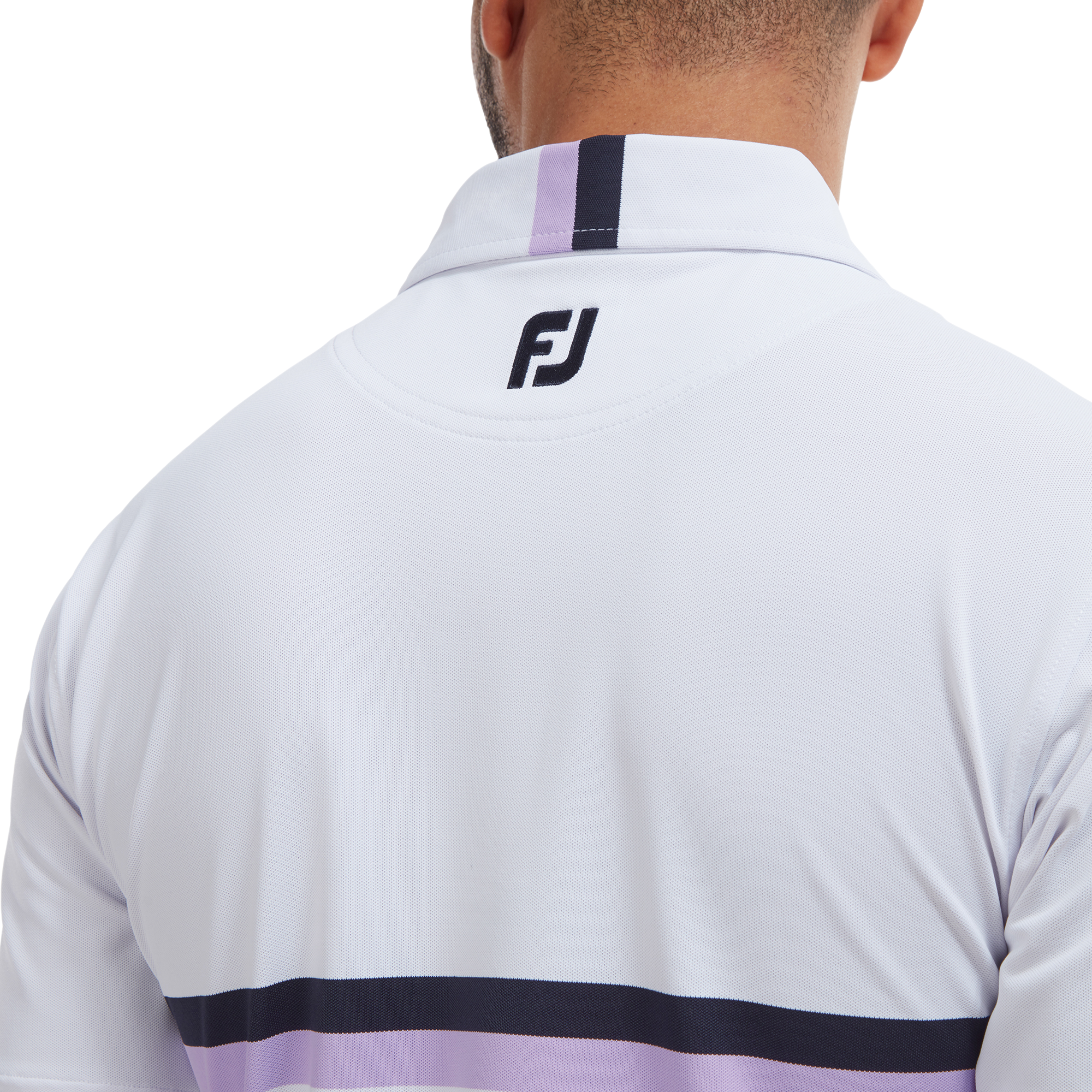 Pik&eacute;e mit zwei Bruststreifen