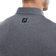 Polo chiné uni en fil d'Ecosse