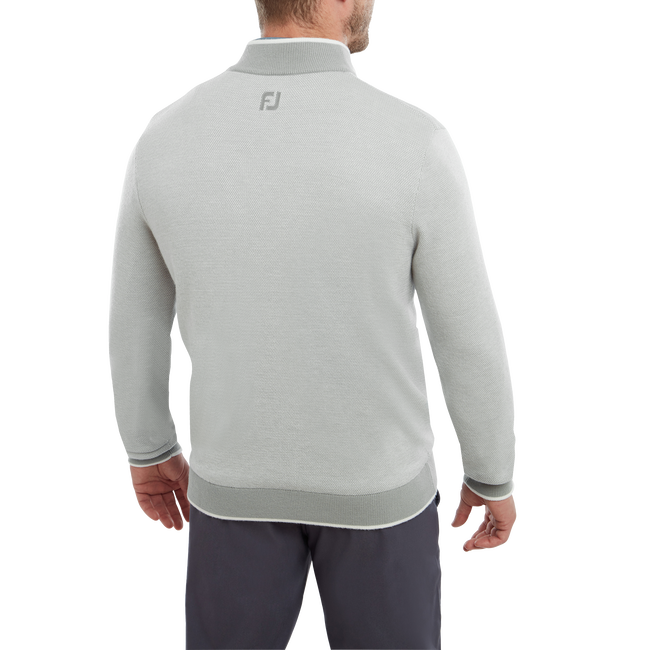 Full-Zip Lined Pullover