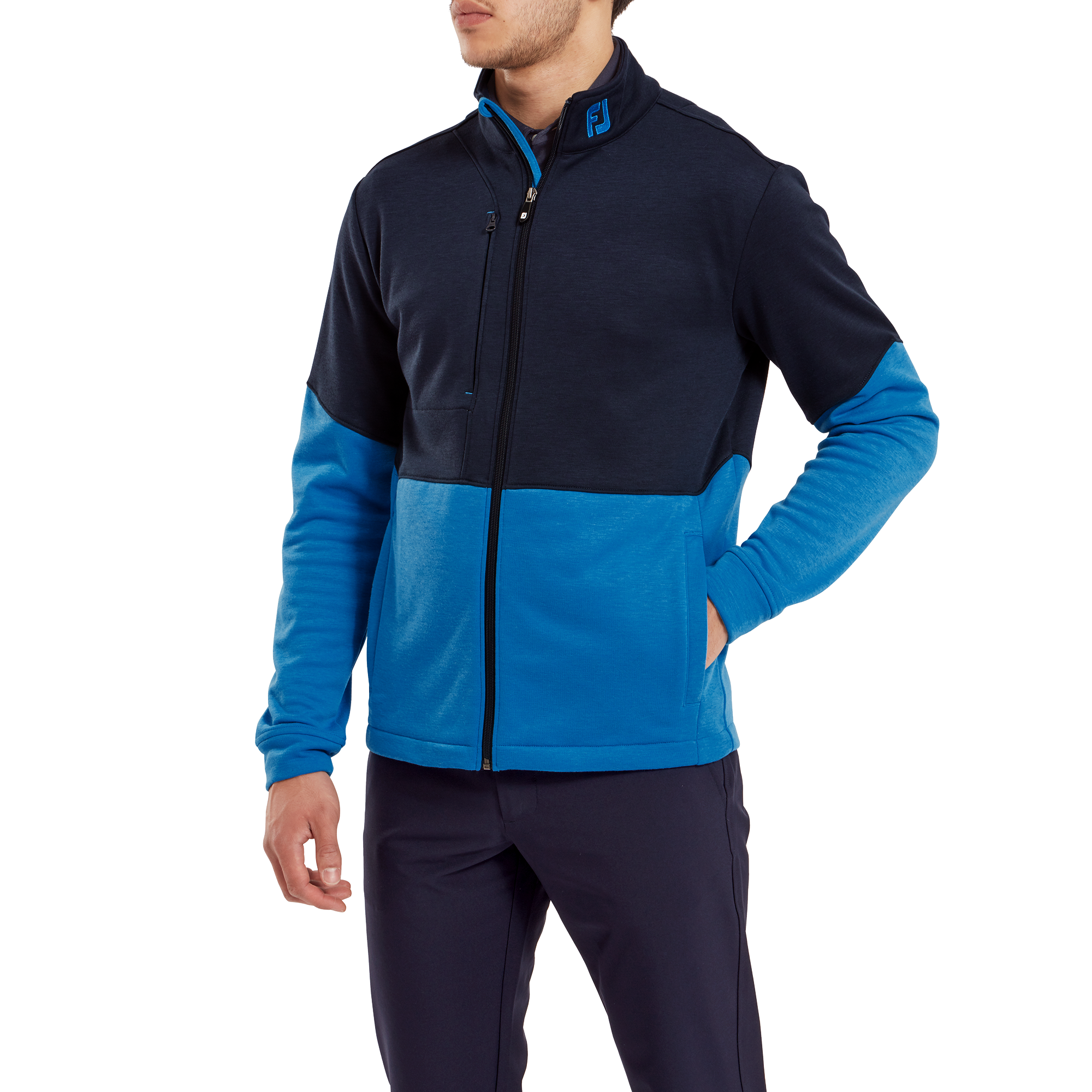 Farbblock Full-Zip Chill-Out