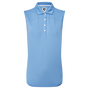 Women&#39;s Mesh Back Solid Sleeveless Lisle