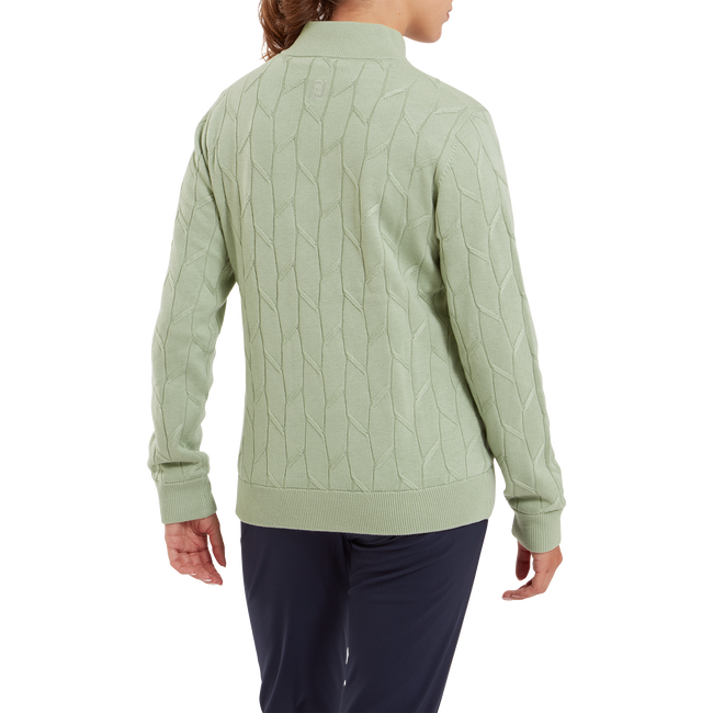 Full-Zip Lined Pullover