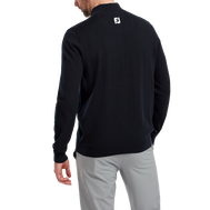 Pullover Zippé Mélange de Laine