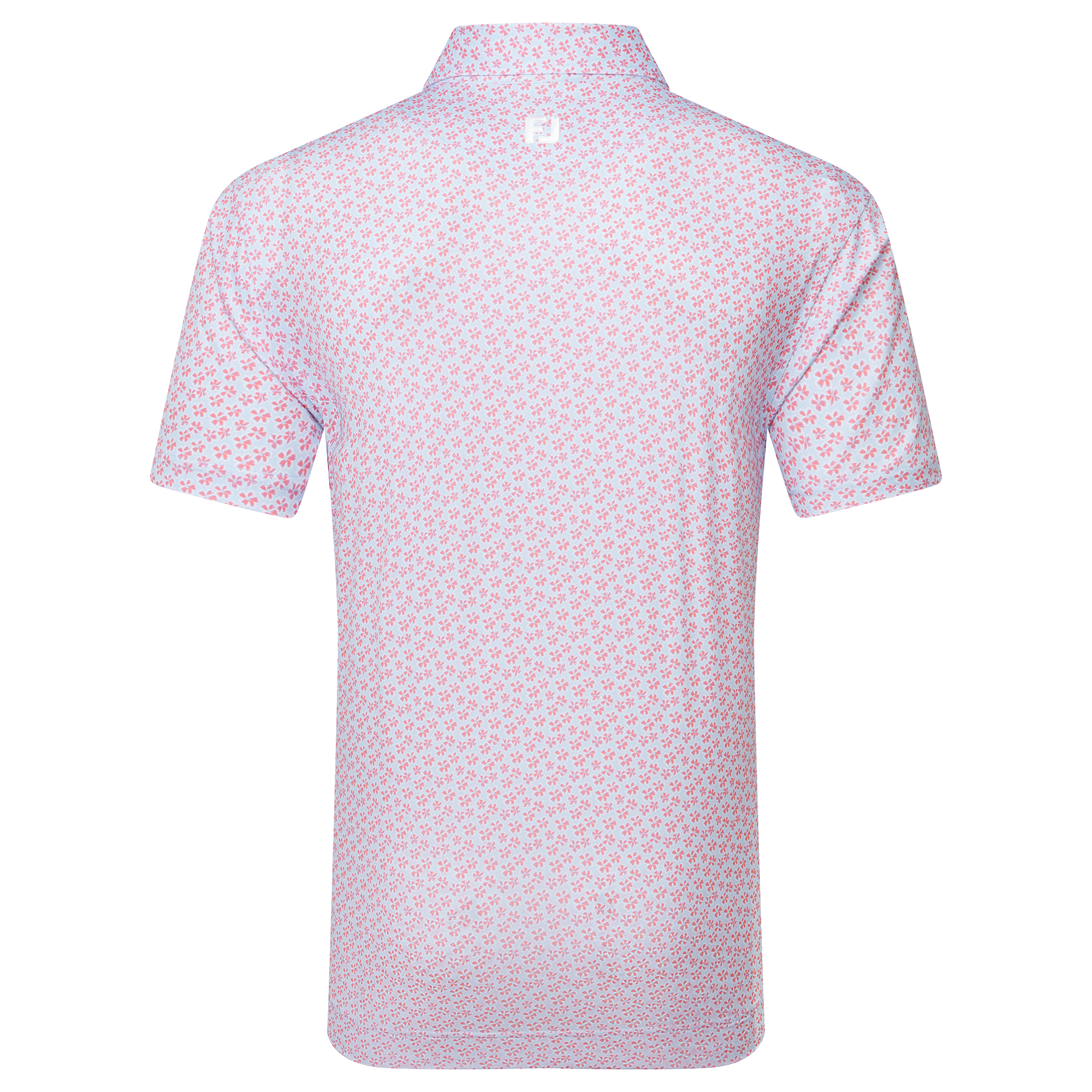 Polo en fil d'Ecosse impression florale