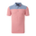 Polo rayé avec blocs de couleurs