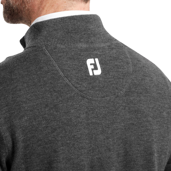 Wool Blend Half-Zip Pullover