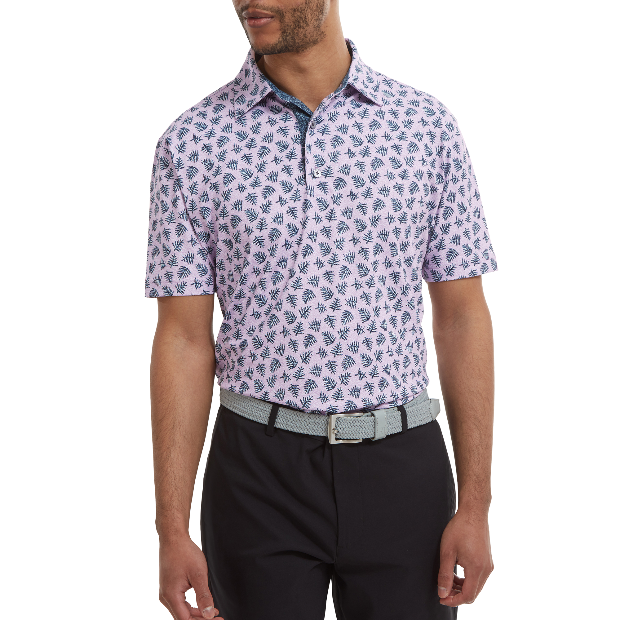 Pik&eacute;e mit Palmenprint