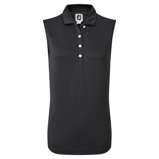 Mesh Back Sleeveless Lisle