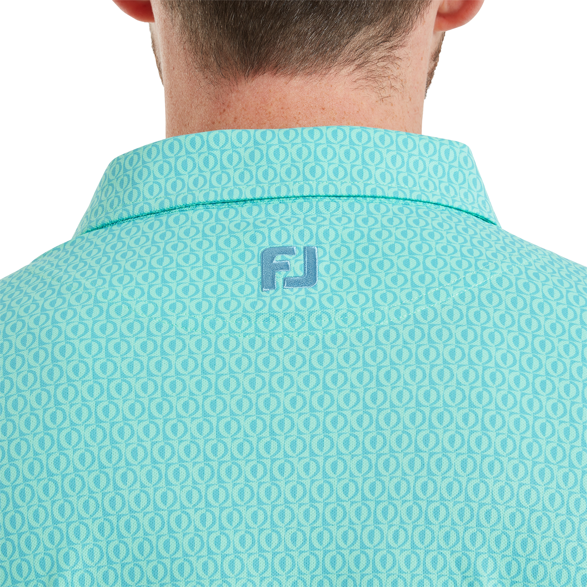 Modernist Geo Piqu&eacute;