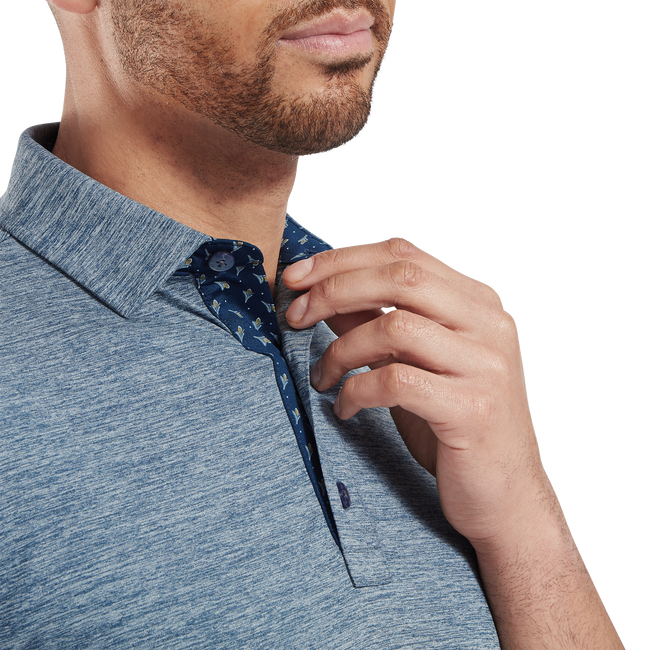 Pastell Lisle mit Besatz