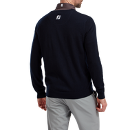 Pullover Col V Mélange de Laine
