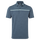Polo en Fil d'Ecosse avec blocs à motif Space Dye